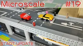 construction of the first road | Road markings | highway | LEGO® City Update (19) | Microscale City