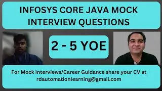 Infosys Java Interview Questions | Core Java Interview Questions