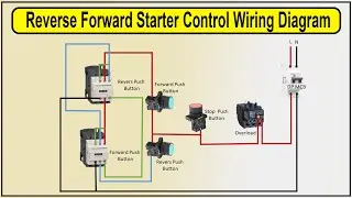 How To Make Reverse Forward Starter Control Wiring Diagram | reverse forward starter
