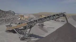 Crushing for civil works in Australia - Striker Jaw, Cone, screen & conveyor.