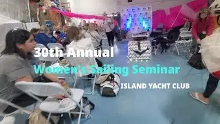 Island Yacht Club Women's Sailing Seminar 2022 - teaching on a Ranger 23