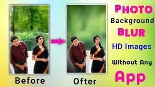 How to Edit Photos Background Blur For Lyrics Video's|Background Blur Photo Editing