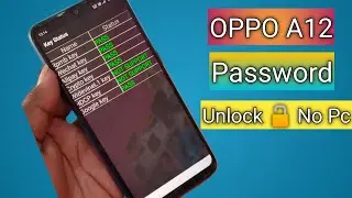 How To Hard Reset Oppo A12 ||Remove pin, pattern, fingerprint || 100% Ok