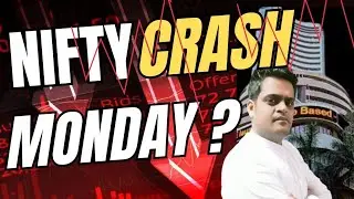 Bazaar mein  बड़ी giravat ke sanket? irael attack iran |Nifty monday prediction