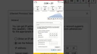 CIDR value 27 to subnetmask conversion