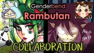COLLABORATION with Rambutan Illustrations ! GENDER SWAP CHALLENGE