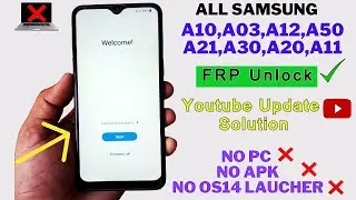 Samsung A10,A03,A11,A21,A20,A30,A50,A30 Frp Bypass Android 11 ✅ Google Account Remove ✅ Without PC ❌
