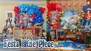 FESTA INFANTIL TEMA ONE PIECE ☠️#festainfantil #party