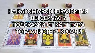 ❤️НА КАКОМ УРОВНЕ РАЗВИТИЯ ВЫ СЕЙЧАС? ПОДСКАЗКИ ОТ КАРТ ТАРО ТОТА АЛИСТЕРА КРОУЛИ #самопознание