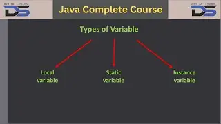 What is variable in Java? | Types of variables in Java | Local | Instance | Static variable