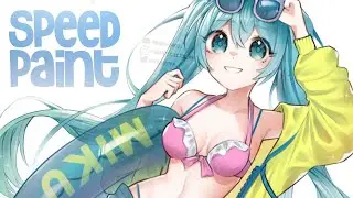 ♡【SPEEDPAINT】 HATSUNE MIKU!!