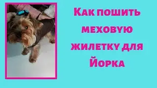 Как пошить меховую жилетку для Йорка
