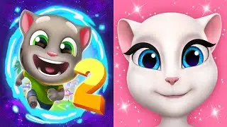 Tom Gold Run 2 vs My Talking Angela