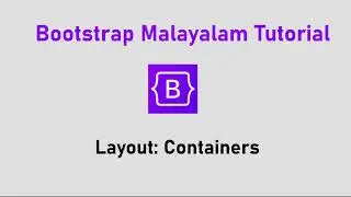3   Containers   Bootstrap Malayalam Tutorial