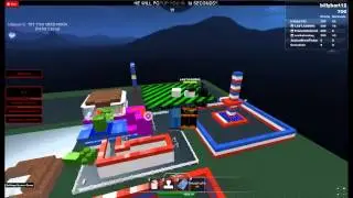 roblox build to survive SLENDERMAN!! gameplay 2013 going high and high [300th video]