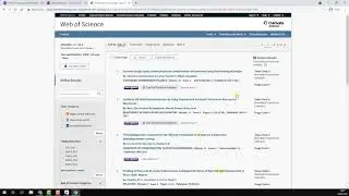 Direct export from Web of Science into EndNote 20