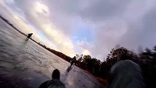 Первый лед! Это просто сумасшествие! Сломал камеру, отбил все бока! Но рыбу видел!