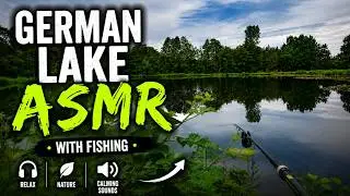 German Lake Nature ASMR with Fishing