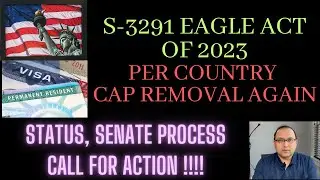 S3291 Eagle Act of 2023 - Per country cap removal - Will it pass this time???