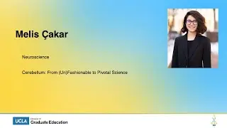 UCLA Grad Slam 2024 - Melis Çakar: Cerebellum: From (Un)Fashionable to Pivotal Science