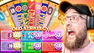 HUGE BETS ON CRAZY TIME USING MY OLD BETTING STRATEGY!