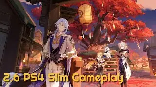 Genshin Impact 2.6 PS4 Slim Gameplay (Exploring The Chasm)
