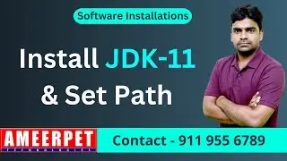 Install JDK 11 and Set Path and JAVA HOME | By Srinivas | Ameerpet Technologies