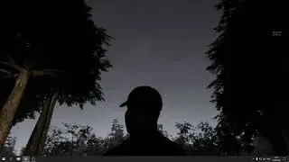 Гуляю ночью по лесу с фонариком test game UE4 (10jun2020)