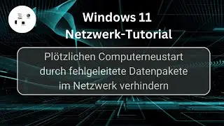 Plötzlichen Computerneustart durch fehlgeleitete Datenpakete im Netzwerk verhindern! Win 11 Tutorial