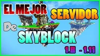 ¿DONDE JUGAR SKYBLOCK? | EL MEJOR SERVIDOR DE SKYBLOCK 1.8 - 1.11 | TITAN CRAFT SERVER