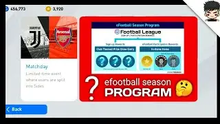 efootball season program available ? Pes 2020 mobile