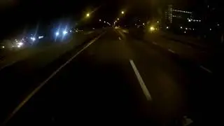 Close call on black ice
