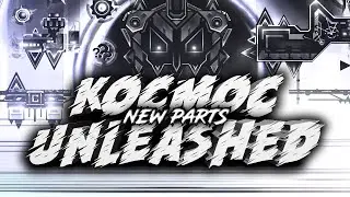 KOCMOC UNLEASHED by Cherry team | ALL DECO PARTS [NEW PREVIEW] - Geometry Dash 2.2