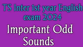 Important Odd Sounds