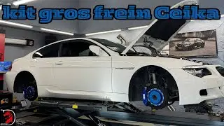 Installation kit Gros frein Ceika pour la M6 🚀#bmwm6 #bmw #s85