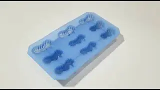 Forma De Gelo Molde de Silicone Chocolate Cavalo Marinho