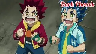 [AMV] Beyblade Burst Sparking Episode 12. Lui vs Huyga and Hikaru. New Rage Longinus! ~Monster