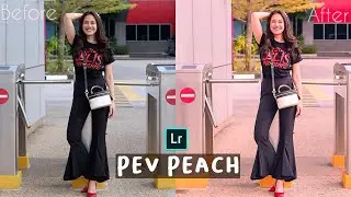 Tutorial Edit Foto Pev Peach Tone - LIGHTROOM MOBILE TUTORIAL INDONESIA