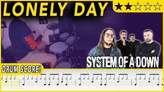 Lonely Day - System Of A Down | DRUM SCORE Sheet Music | 