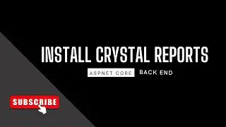 How to Install Crystal Reports For Visual Studio