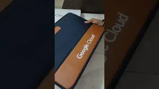 Google Cloud Arcade Laptop Sleeve Unboxing 