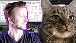 Cat bombs and stops a music production stream... for cuddles!