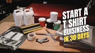 6 Step T Shirt Printing Business in 30 days CHEAP