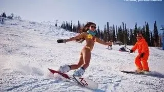 " Snowboarding end of Season "