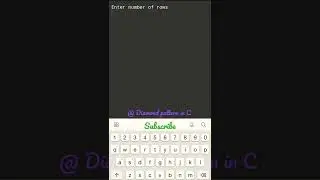 @ Diamond Shape in C programming by Ahvi Official coding...