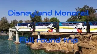 Disneyland Monorail full round trip