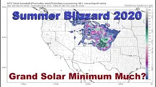 Summer Blizzard 2020 - Air Quality Issues - Wildfire Risk - Rolling Blackouts = Grand Solar Minimum