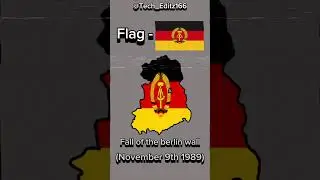 Evolution of East Germany #history #mapping #edit #geography #viral #country #shorts