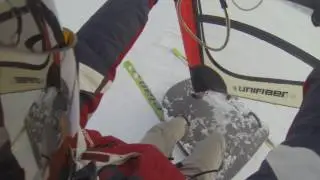 windsurfing in winter
