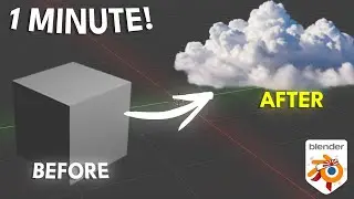 How to Create Clouds in Blender in 1 Minute!
